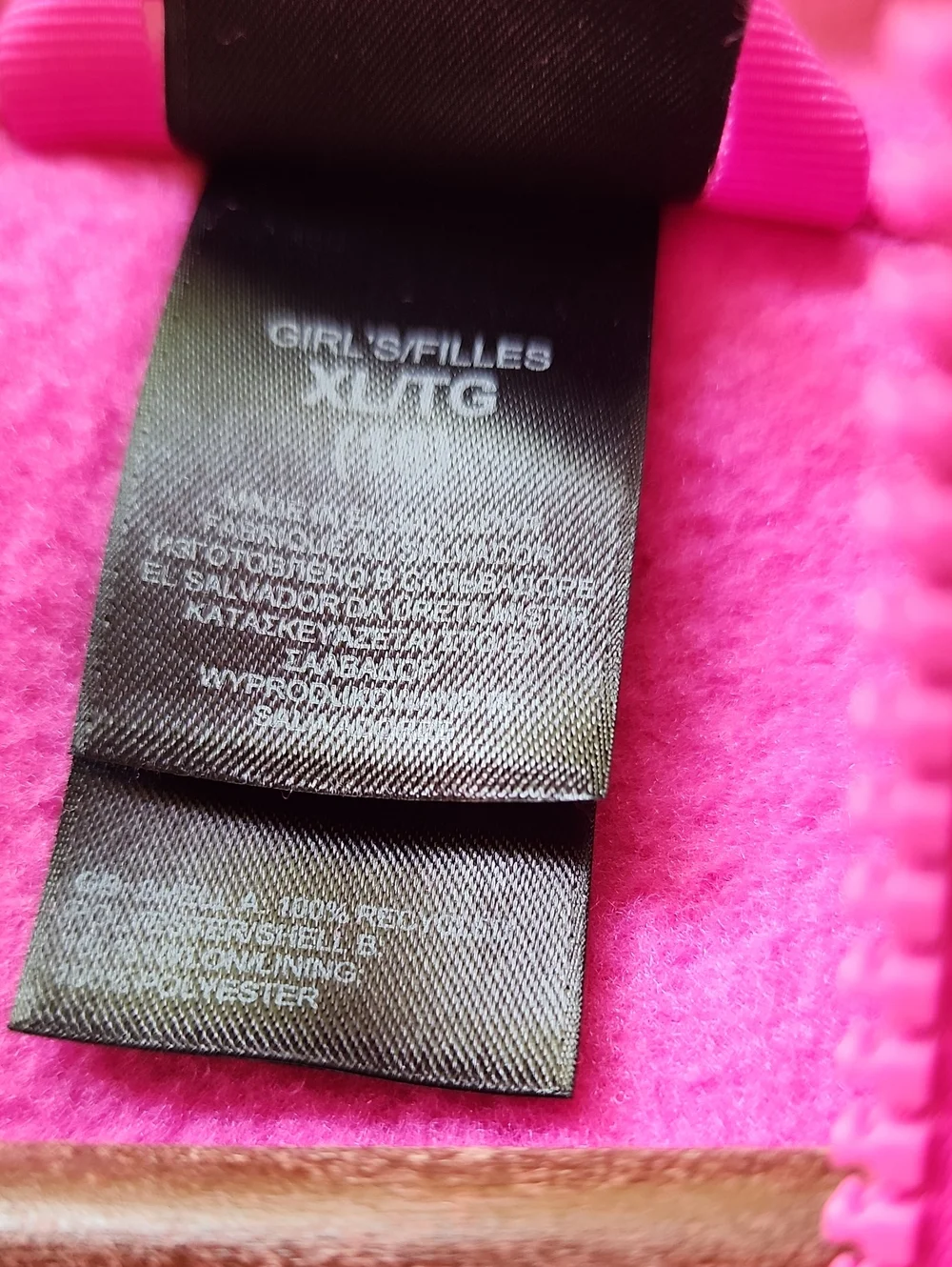 The North Face Hot Pink Girls XXL Jacket